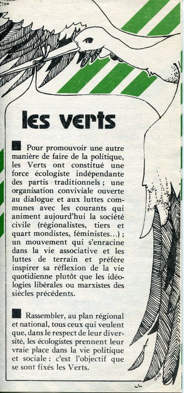 LES VERTS (1984)