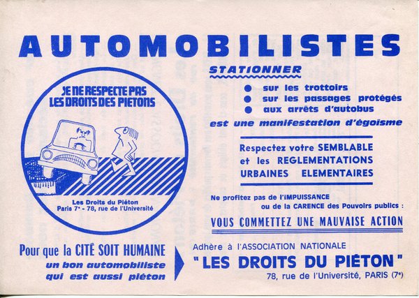 AUTOMOBILISTES (ca. 1975)