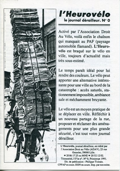 L'Heurovélo n°0 (1991)