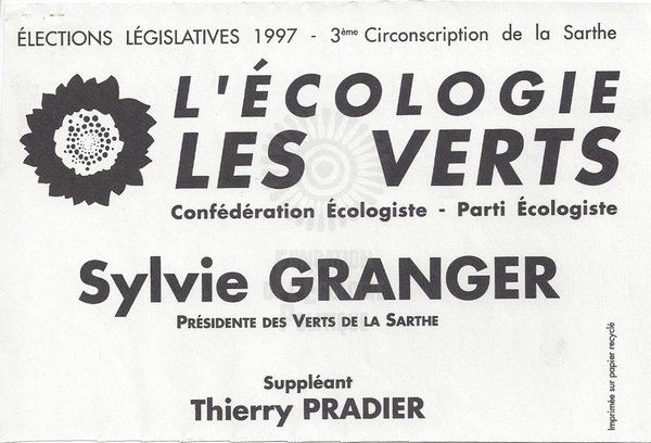 Sylvie GRANGER (législatives 1997)
